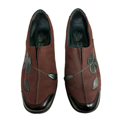 Flyflot suede patent flat - suede, &
