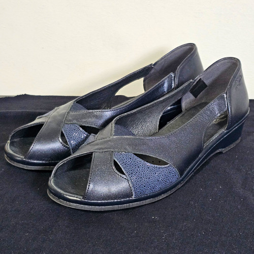 Fly flot womens black - flot, leather