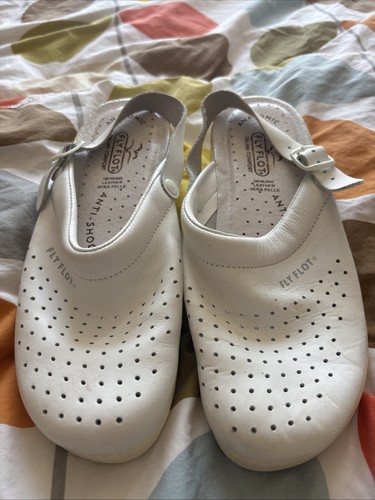 Flyflot white mules with - flyflot,
