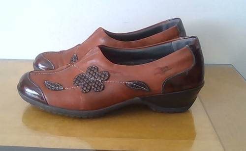 Leather fly flot shoes size - fly,