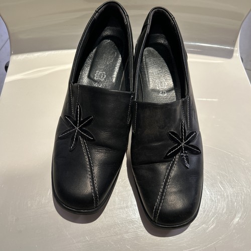 Womens flyflot black leather - womens,