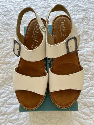 Fly flot white leather - fly,