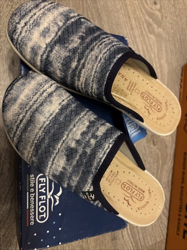 Flyflot blue leather - flyflot,