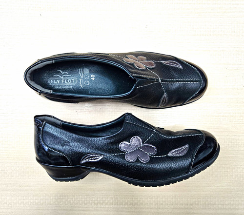 Fly flot womens black leather - womens,