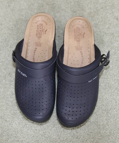 Fly float mens leather navy - float,