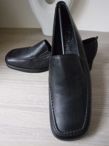 Fly flot leather shoes black - ,